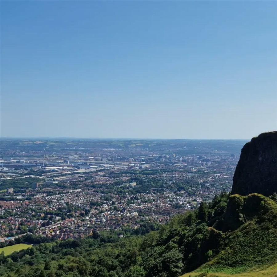 A brilliant hike up Cave Hill today.